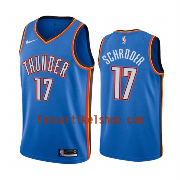 NBA Oklahoma City Thunder Trikot Dennis Schroder 17 Nike 2019-2020 Icon Edition Swingman - Herren